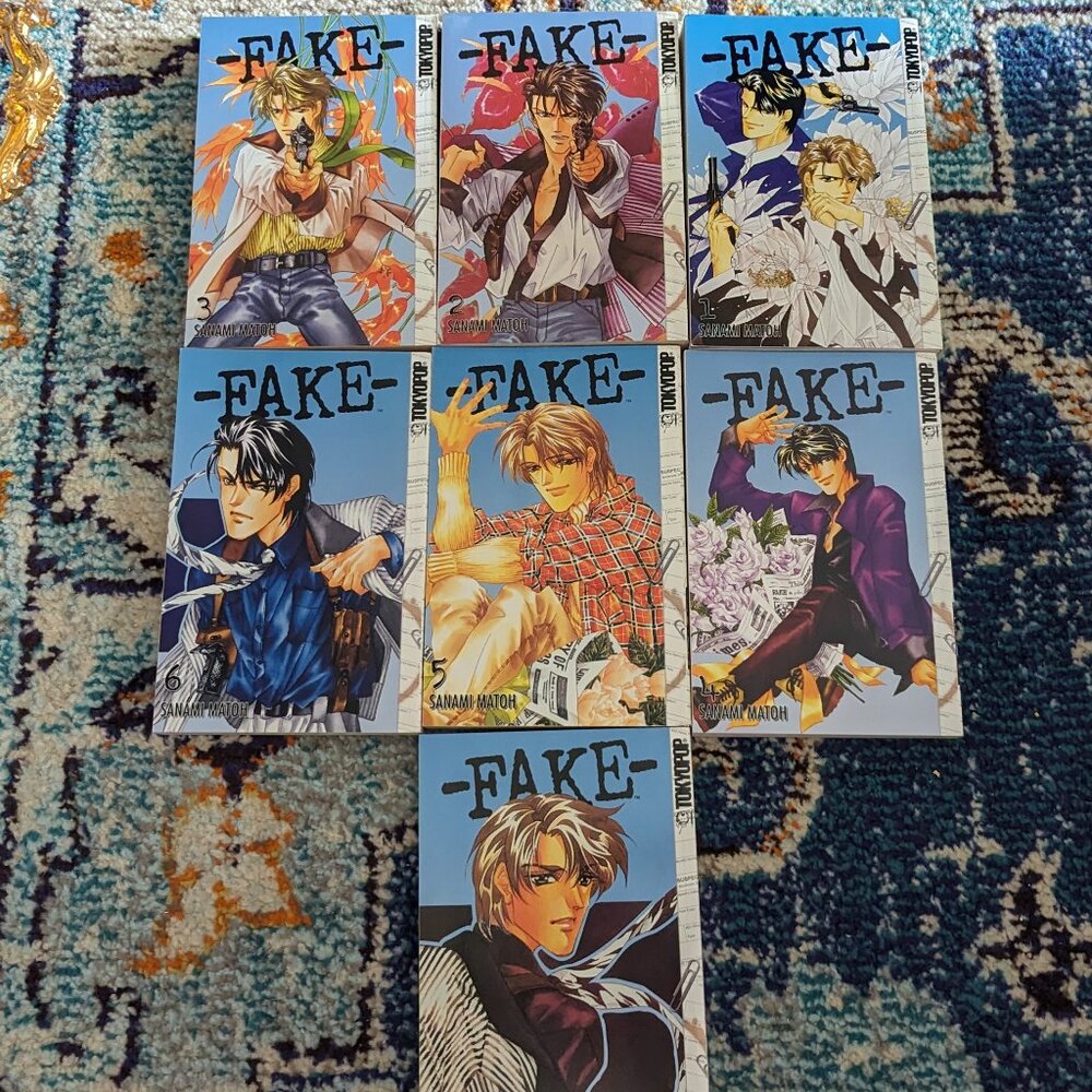 Tokyopop Manga FAKE Volume 1-7